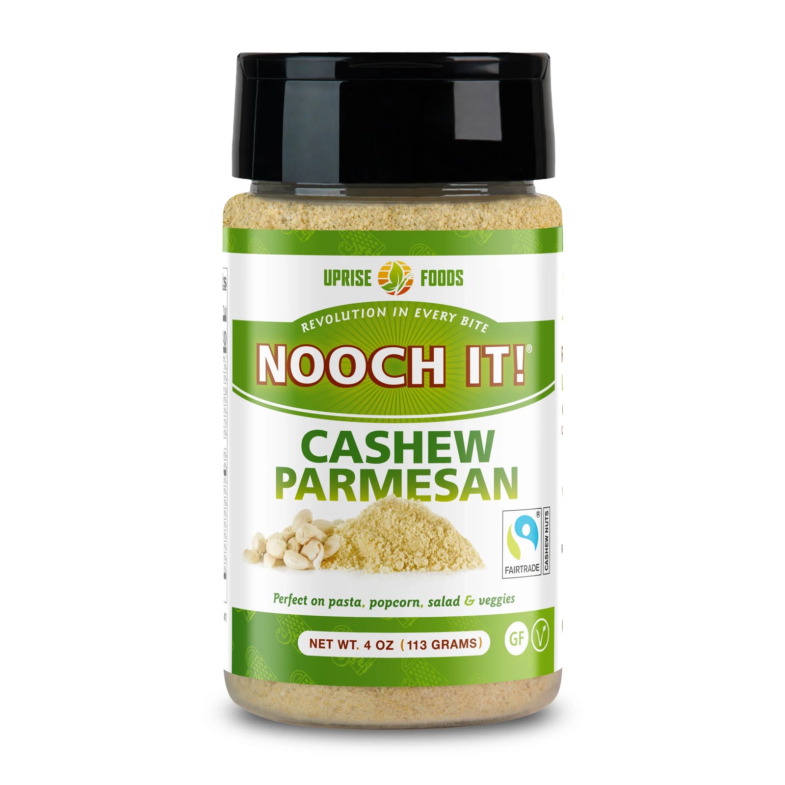 NOOCH IT! Fair Trade Cashew Parmesan – Vegan, Organic, 4oz