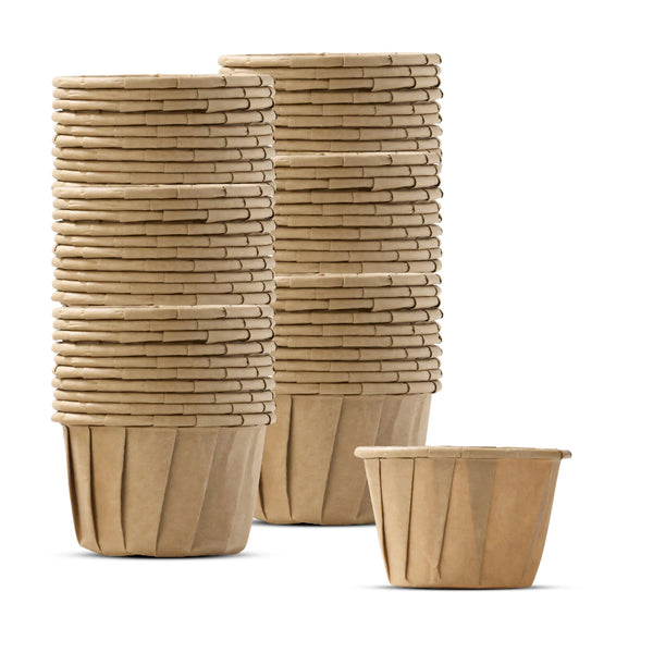 1 oz Compostable Portion Cups (Pack of 500) Durable, FSC Certified - Uprise  Foods