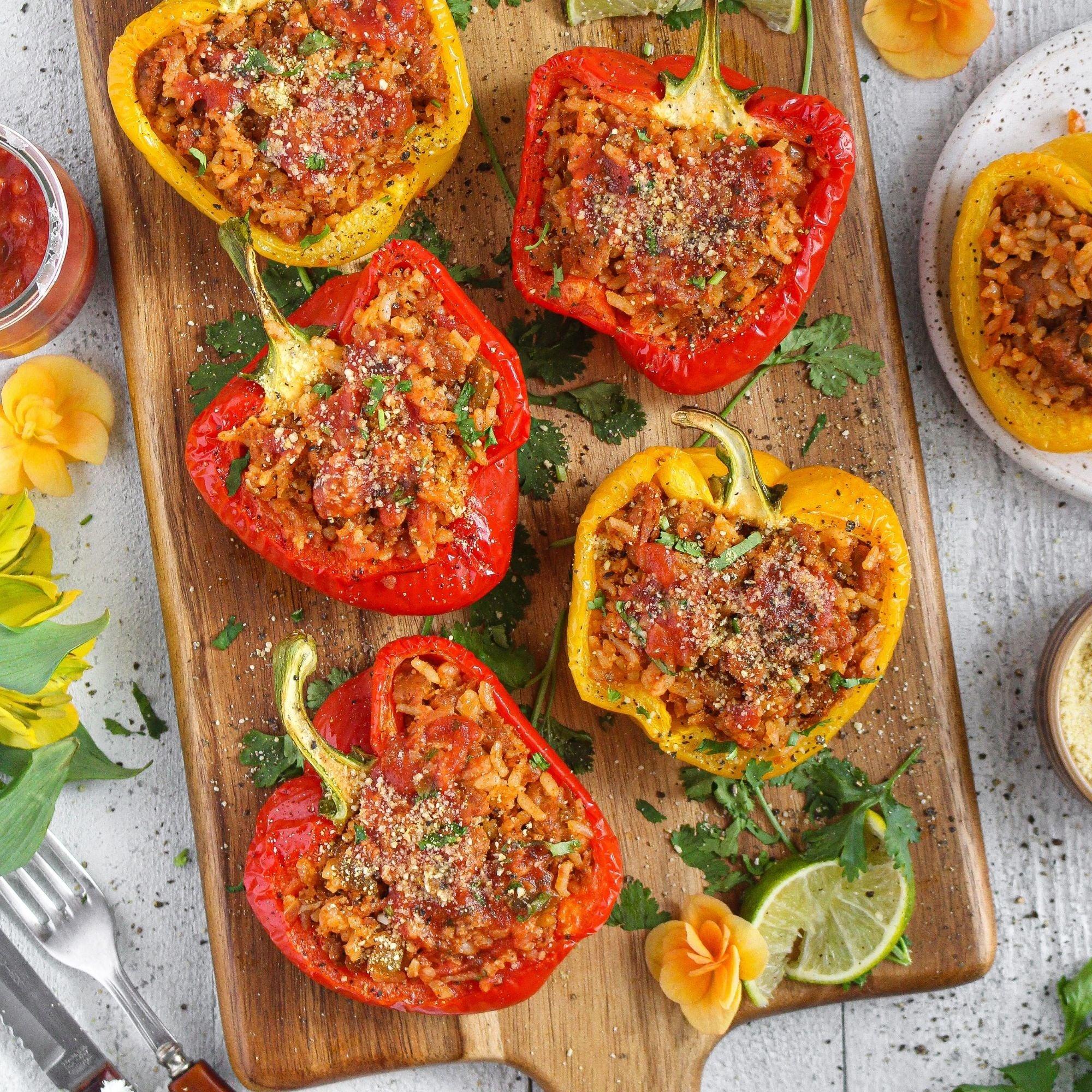 Taco Stuffed Peppers - Uprise Foods